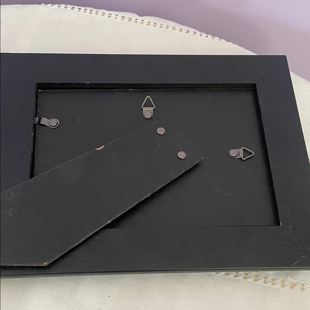 Solid Black Picture Frame Set of 3